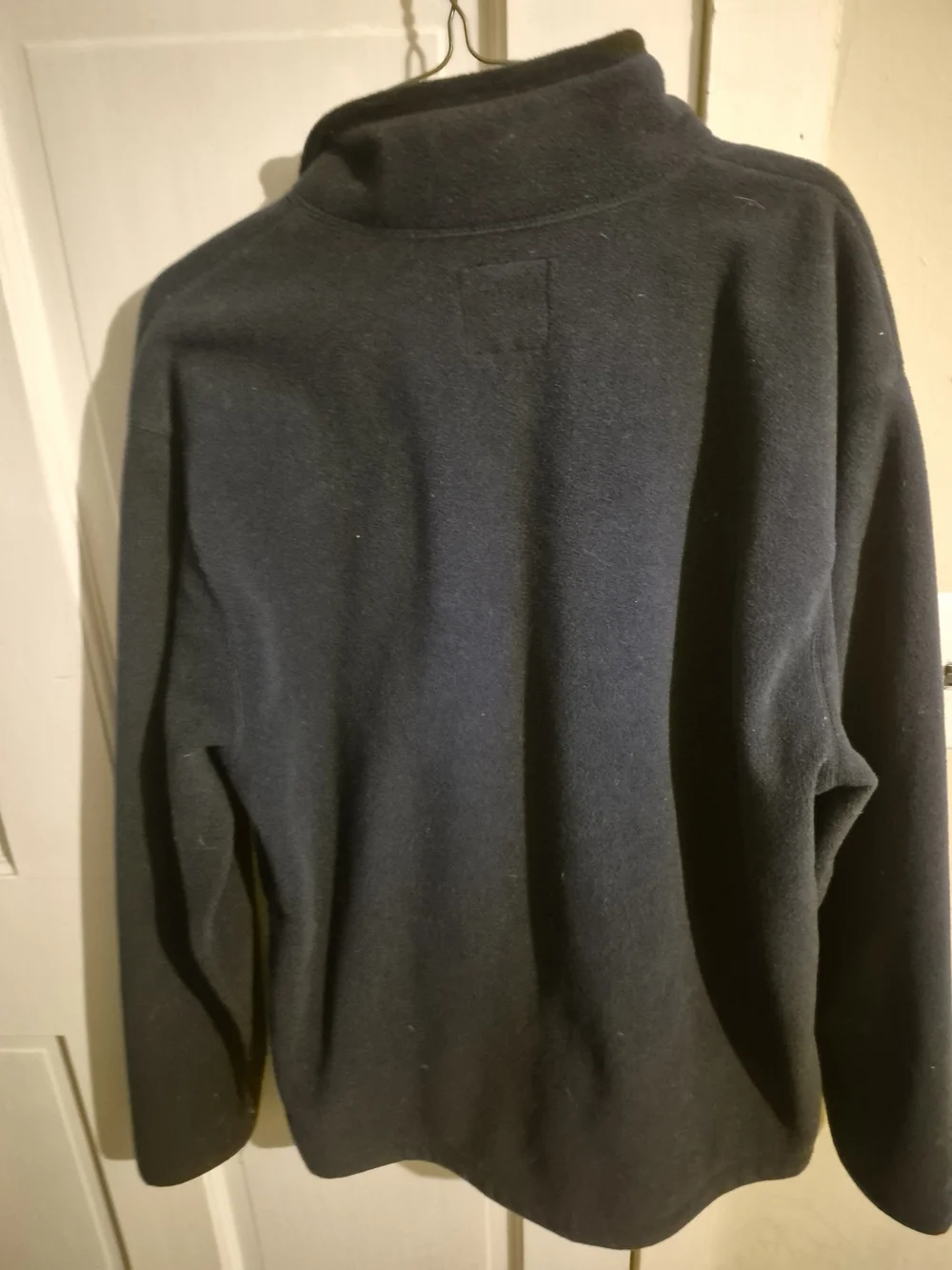 Old Navy Men's Navy Quarter-Zip Fleece Pullover